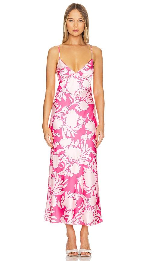 bardot malinda slip dress in pink. - size 4 (also in 6)