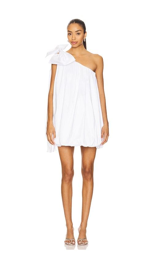 bardot razia one shoulder mini dress in white. - size 10 (also in 6, 8)