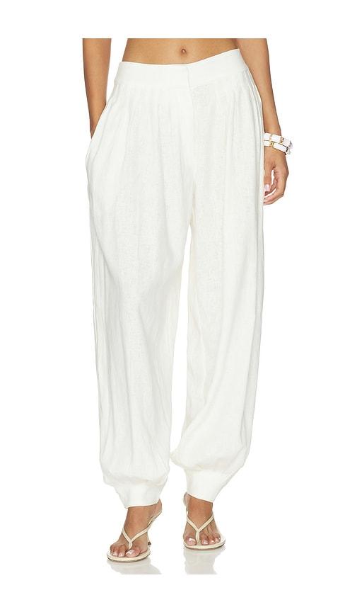 bardot renea balloon pant in cream. - size 4 (also in 8)