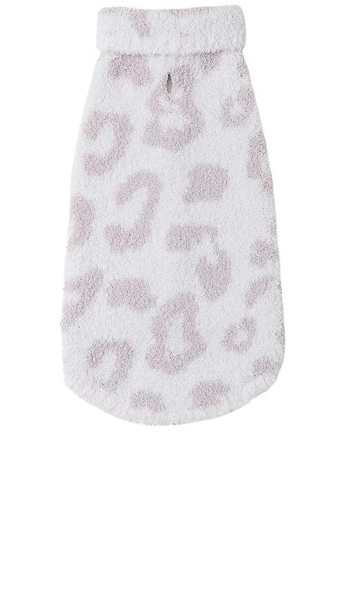 barefoot dreams cozychic barefoot in the wild pet sweater in cream. - size l (also in m, s, xl, xs)