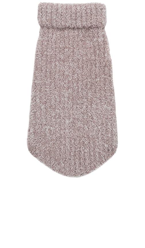 barefoot dreams cozychic ribbed pet sweater in mauve. - size m (also in l, s, xl/1x, xs, xxl/2x)