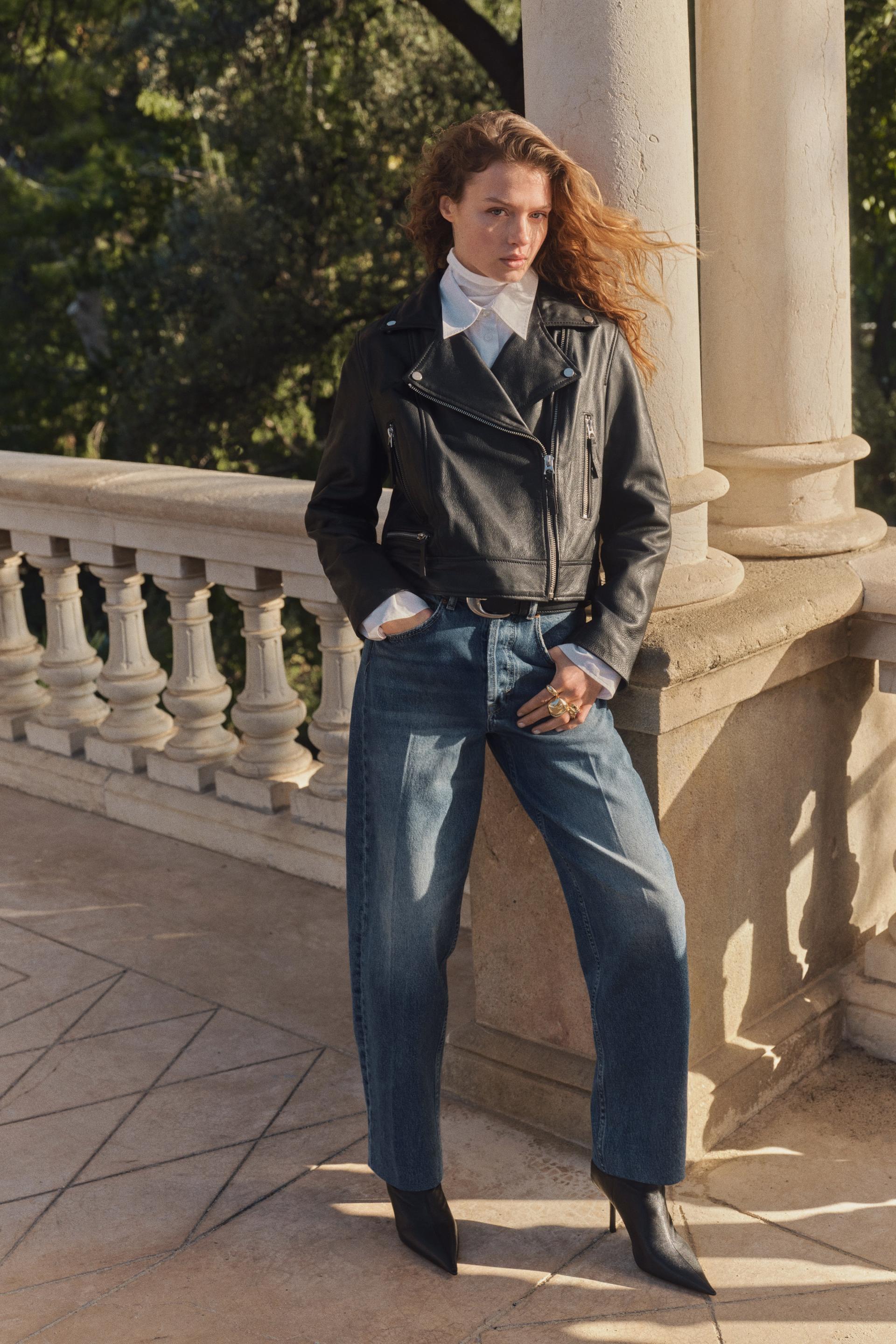 barrel high ankle jeans