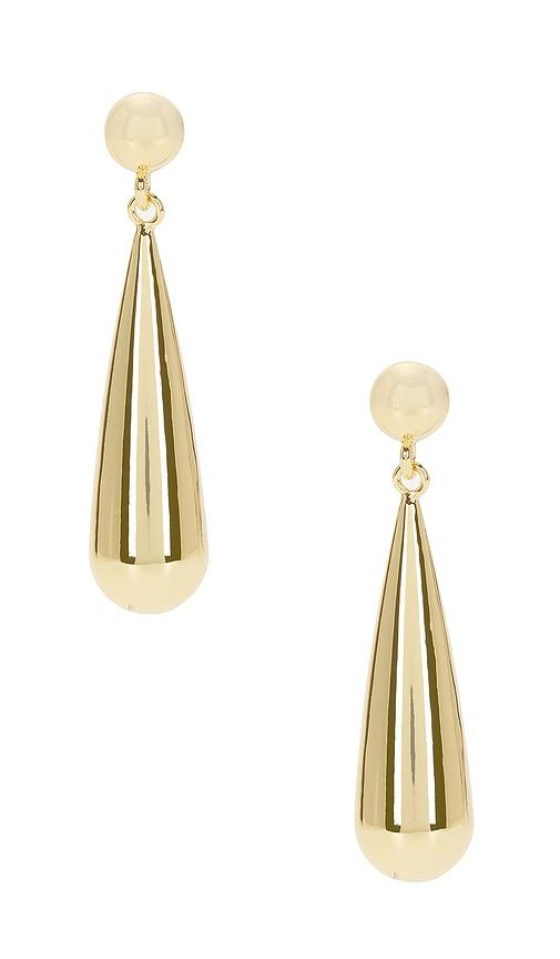 baublebar kallen earrings in metallic gold.