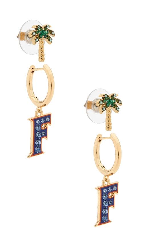 baublebar university of florida earring set of 2 in metallic gold.