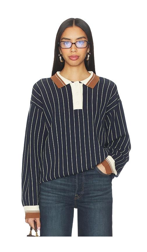 baum und pferdgarten chira top in navy,yellow. - size s (also in xs, xl)