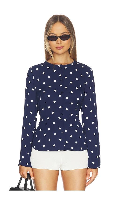 baum und pferdgarten madelie blouse in navy. - size 34 (also in 36, 38, 40, 42)