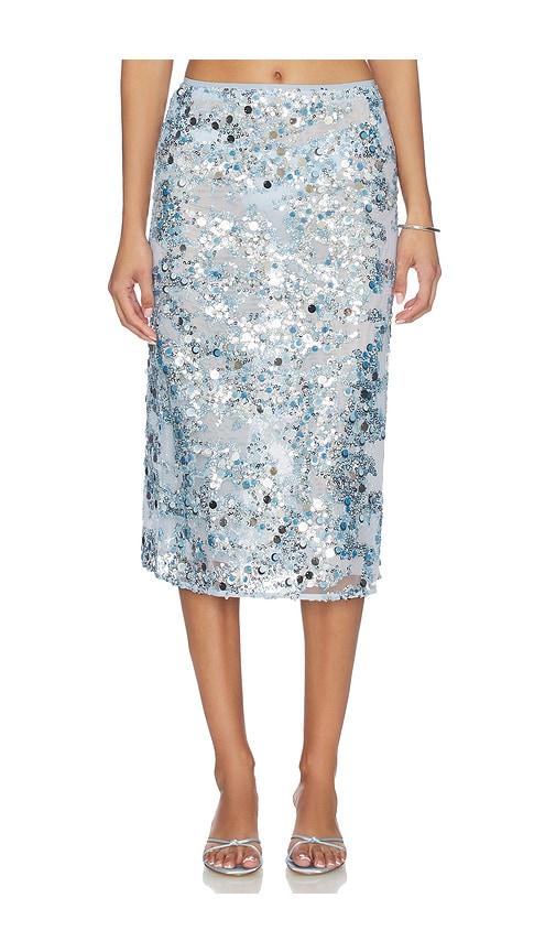 baum und pferdgarten shania skirt in blue. - size 34 (also in 36, 38)