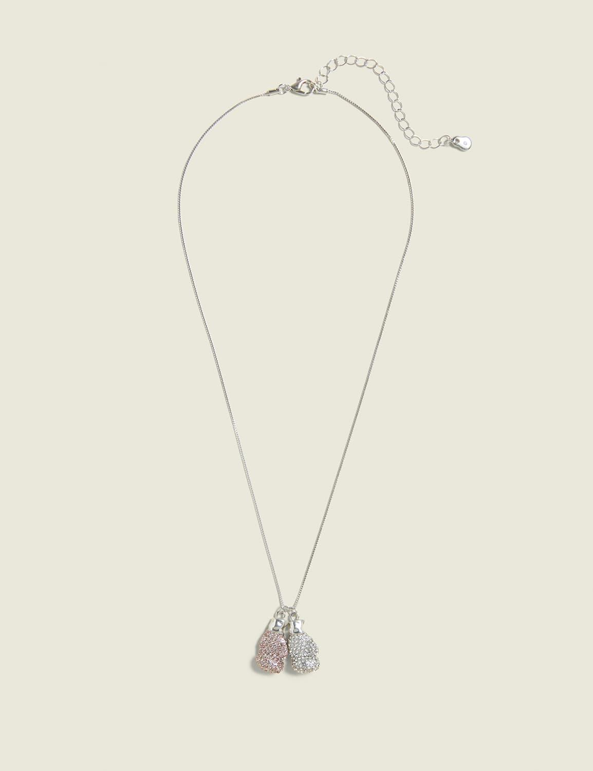 bcrf warrior boxing glove necklace