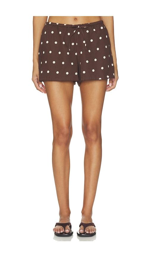 beach riot birkley short in brown. - size m (also in s)