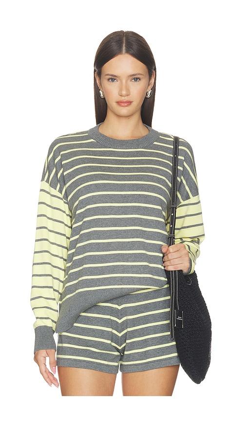beach riot callie sweater in grey. - size l (also in xs, s, m, xl)