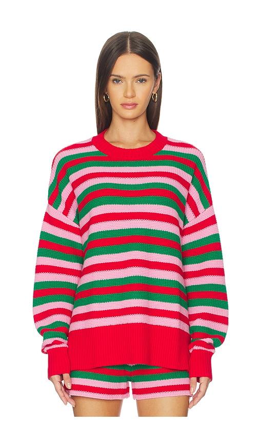 beach riot callie sweater in multi. - size s (also in xs)