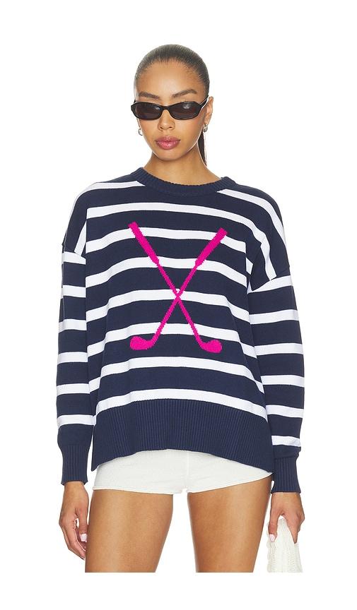 beach riot callie sweater in navy. - size l (also in xs, s, m, xl)