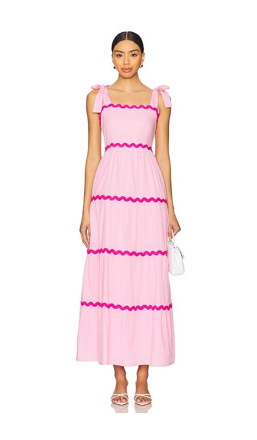 beach riot charlotte dress in pink. - size l (also in xs, xl)