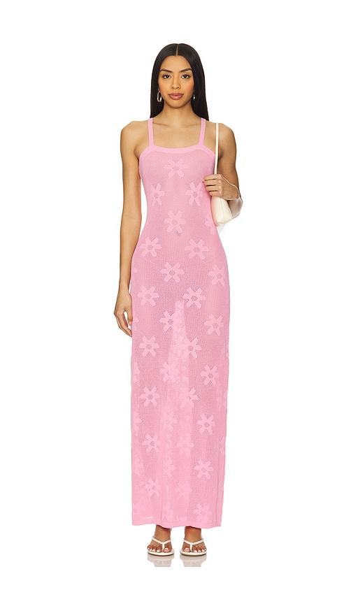beach riot conrad dress in pink. - size l (also in xs, m, xl)