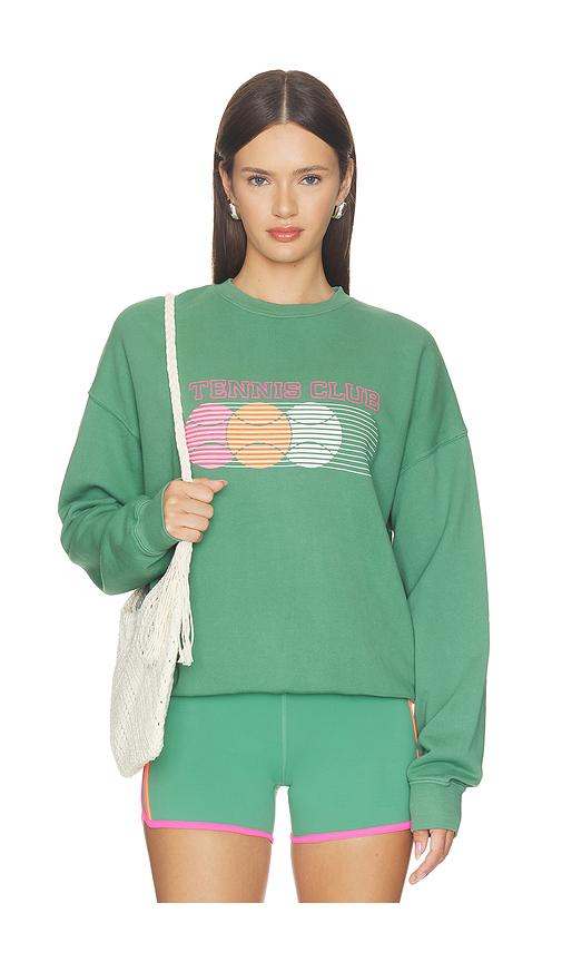 beach riot devyn oversized sweatshirt in green. - size l (also in xs, s, m, xl)