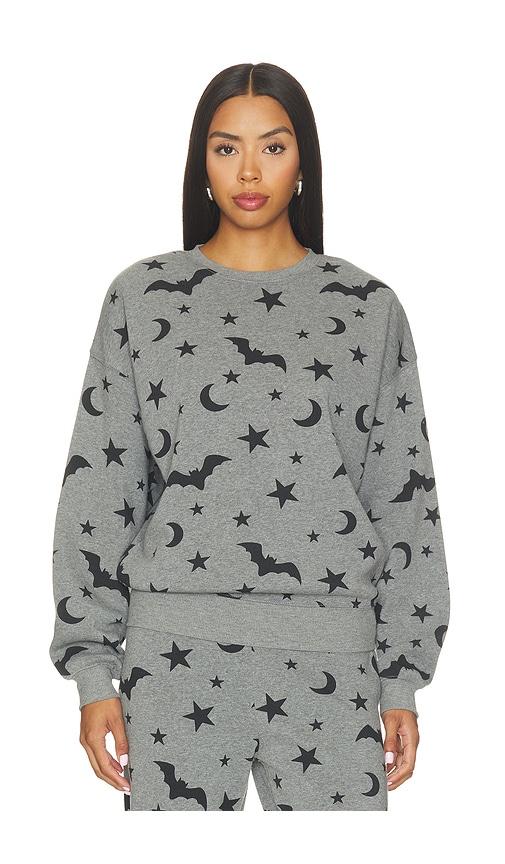 beach riot devyn oversized sweatshirt in grey. - size l (also in m, s, xs)