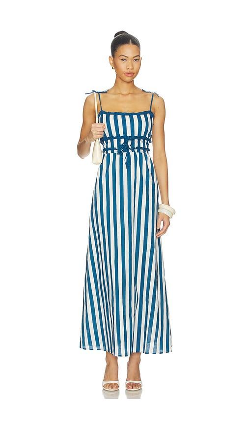 beach riot levie maxi dress in teal. - size l (also in m)