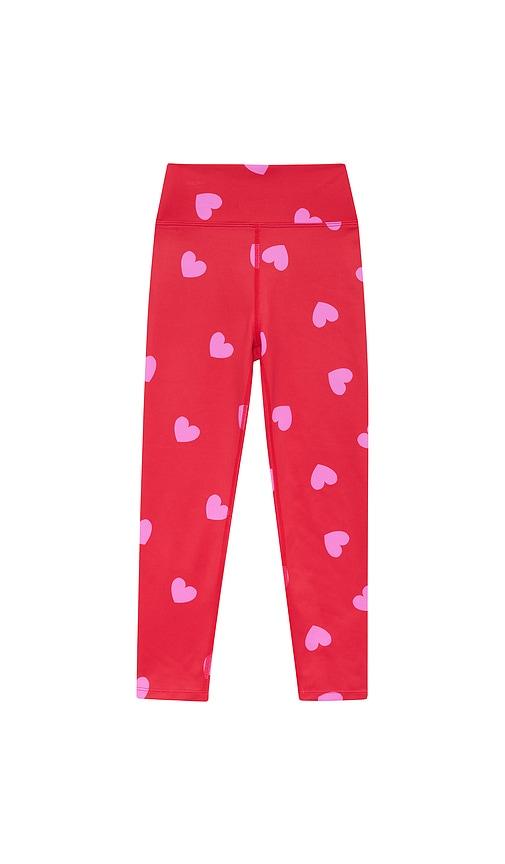 beach riot little peppa legging in red. - size 2 (also in 3/4, 5/6)