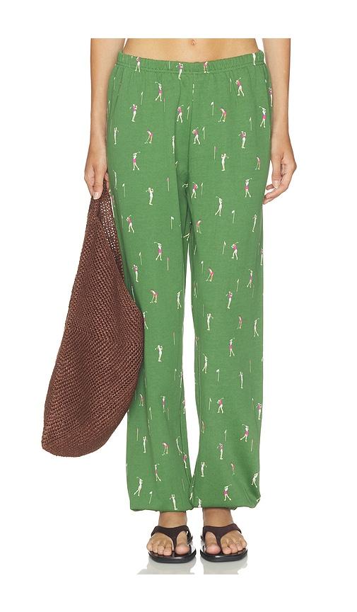 beach riot nash sweatpant in green. - size l (also in m, s, xs)
