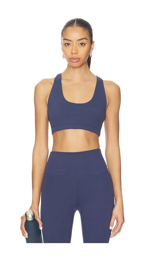 beach riot ria top in navy. - size l (also in s, xs)