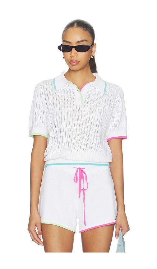 beach riot sia top in white. - size l (also in xs, s, m)