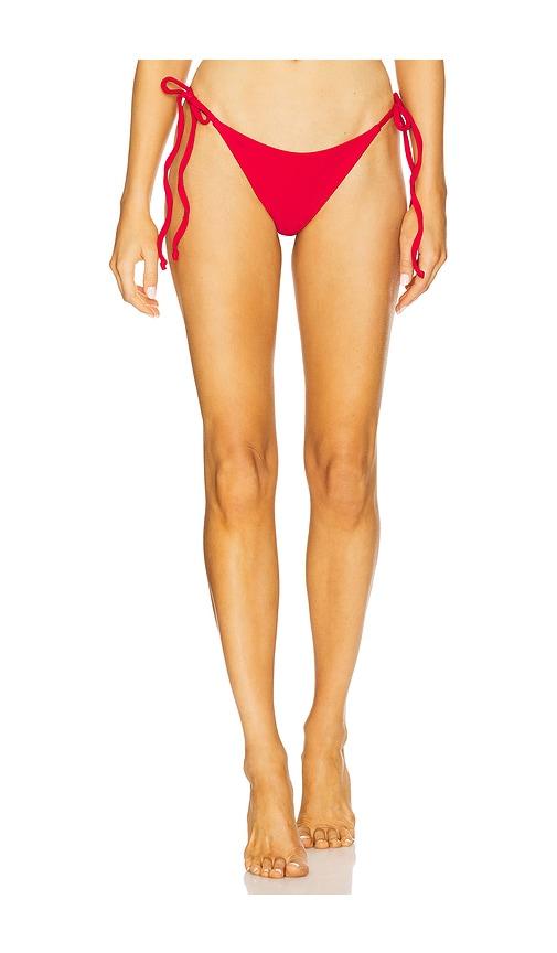 beach riot soleil bikini bottom in red. - size l (also in m, xl)