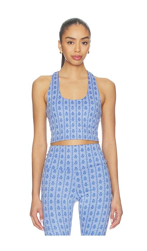 beach riot yara tank top in blue. - size s (also in xs, xl)