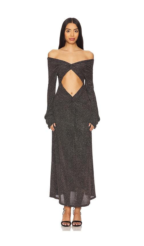 beaufille crosby dress in black. - size m (also in xs, s)