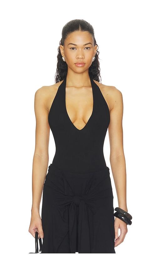 beaufille franz bodysuit in black. - size l (also in s)