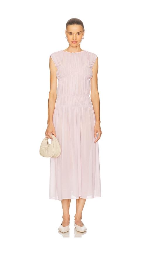 beaufille monroe dress in blush. - size l (also in xs, s)