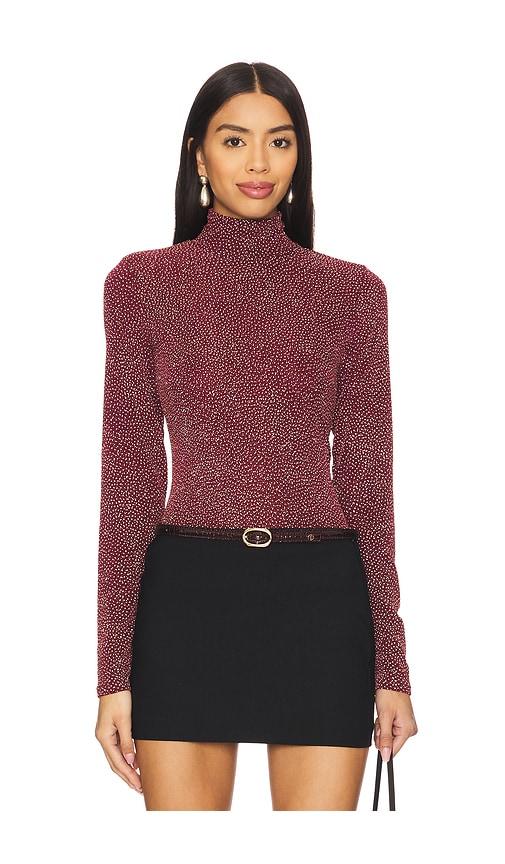 beaufille rodin top in burgundy. - size s (also in xs)