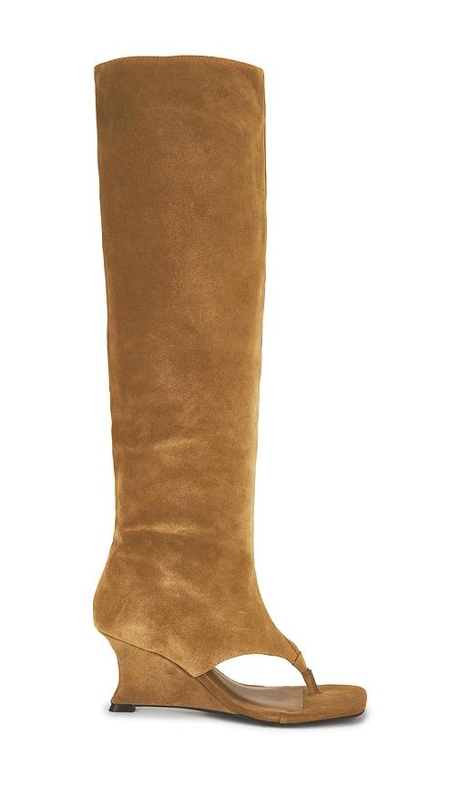 bec + bridge alia cutout boot in olive. - size 38 (also in 39)