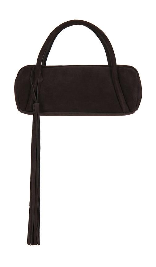 bec + bridge devin baguette bag in chocolate.