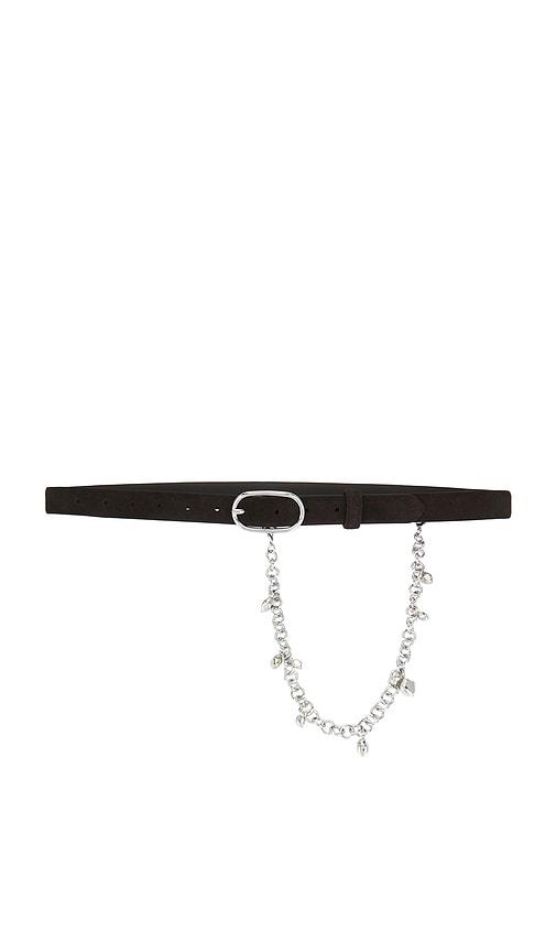 bec + bridge naya chain belt in charcoal. - size m/l (also in s/m)