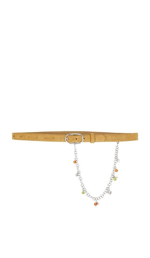 bec + bridge naya chain belt in olive. - size m/l (also in s/m)