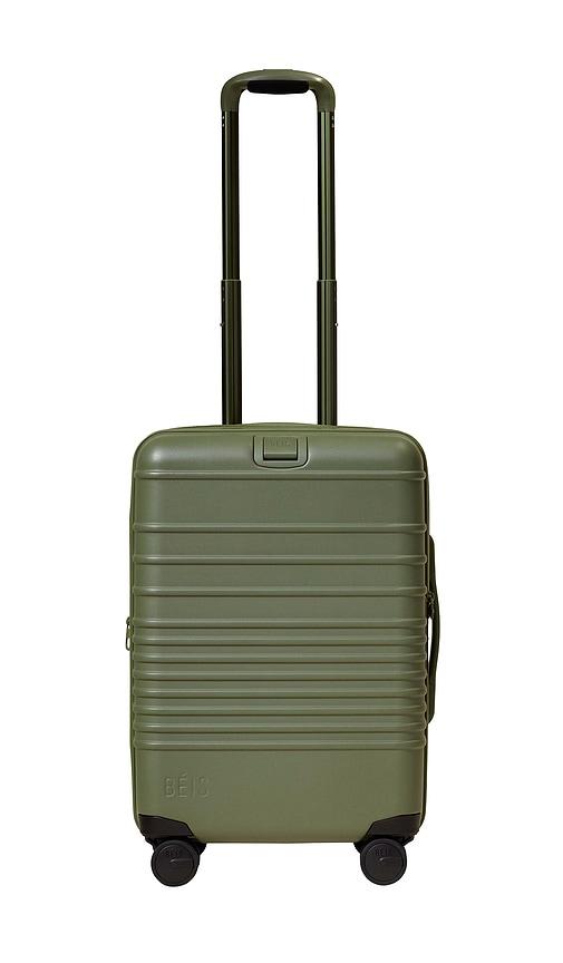 beis the carry-on roller in olive.