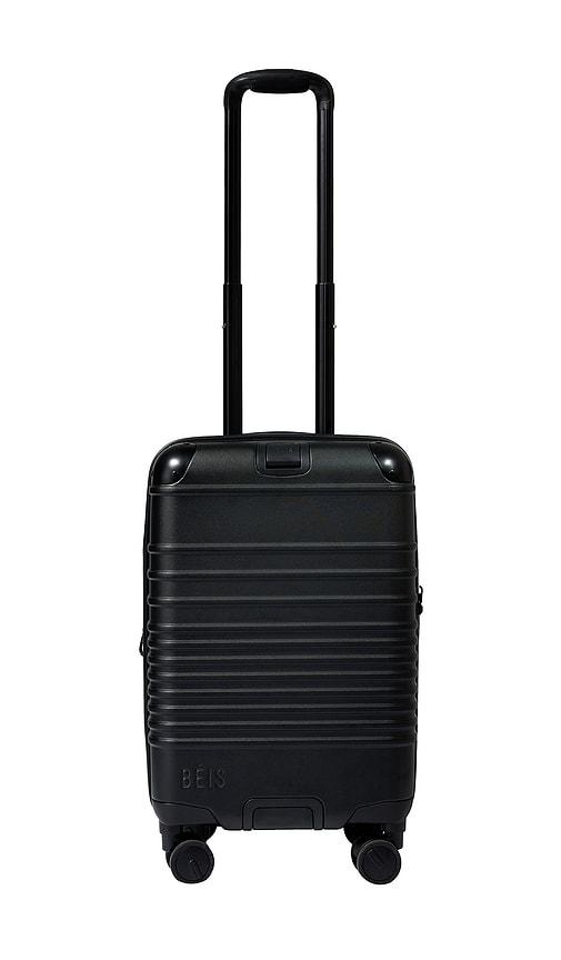 beis the hybrid carry-on roller in black.