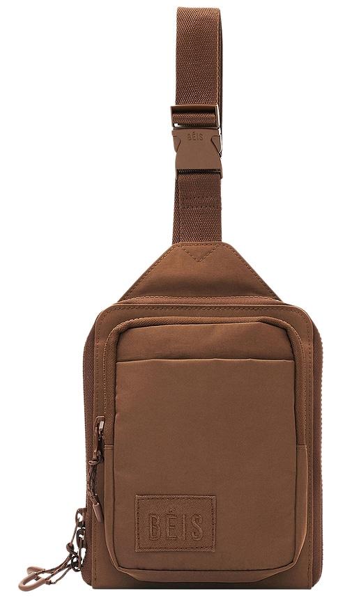 beis the sport sling in brown.