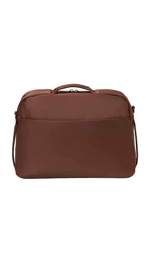 beis the ultimate travel duffle in brown.