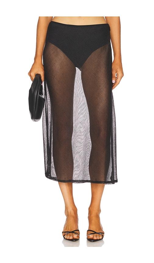 bella venice lily skirt in black. - size m (also in xs)