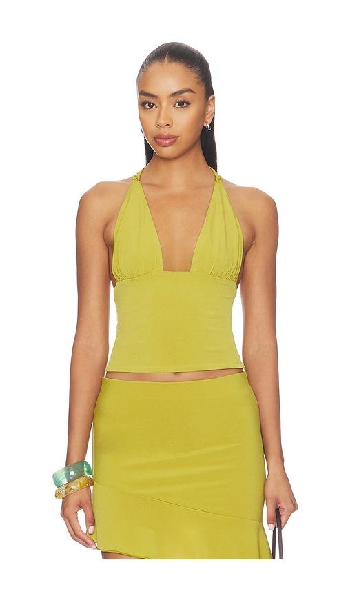 bella venice the jade top in green. - size m (also in xs)