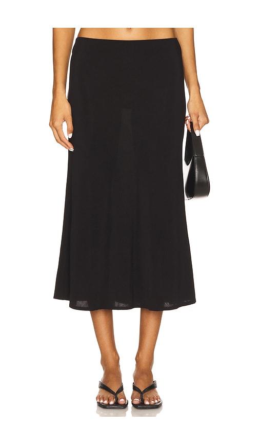 bella venice the jessie slip skirt in black. - size m (also in s, xs)