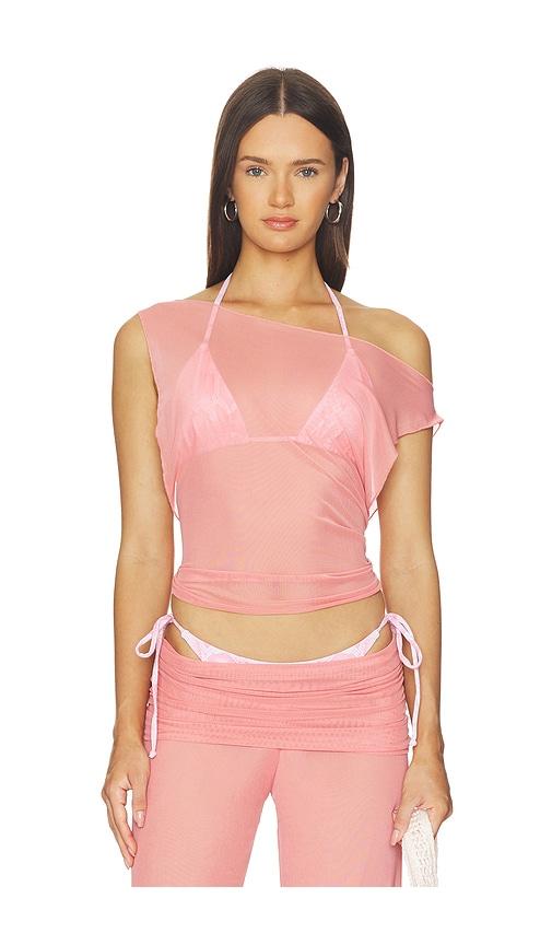 bella venice the melody top in pink. - size m (also in s, xs)
