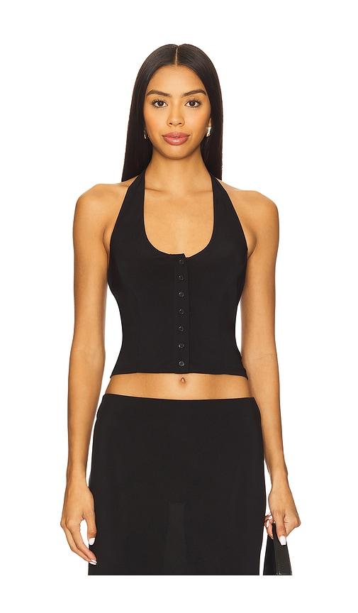 bella venice the mia halter in black. - size m (also in s)