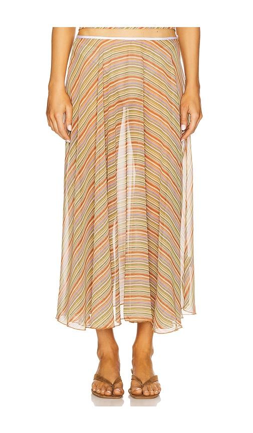 bella venice the mize skirt in yellow. - size m (also in xs, s)