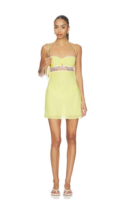 bella venice the scarlet dress in yellow. - size l (also in xs, s, m)