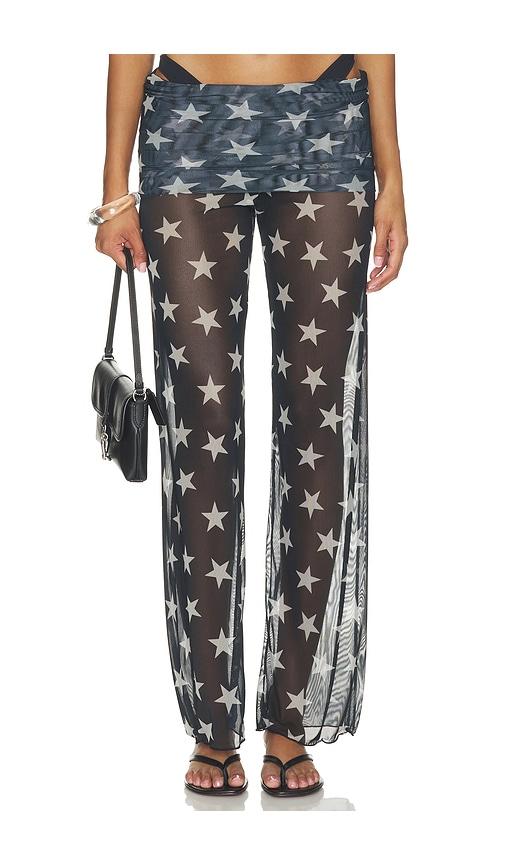 bella venice x revolve addison pant in black & white. - size l (also in xs, s, m, xl)