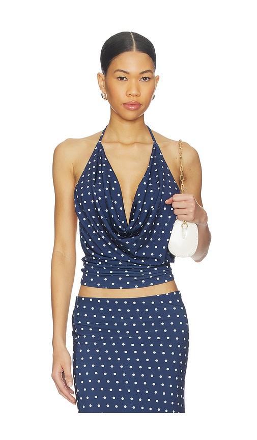 bella venice x revolve elsa top in navy. - size l (also in m, s)