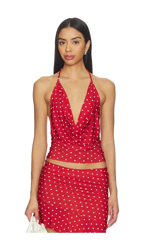 bella venice x revolve elsa top in red. - size l (also in m, s, xl, xs)