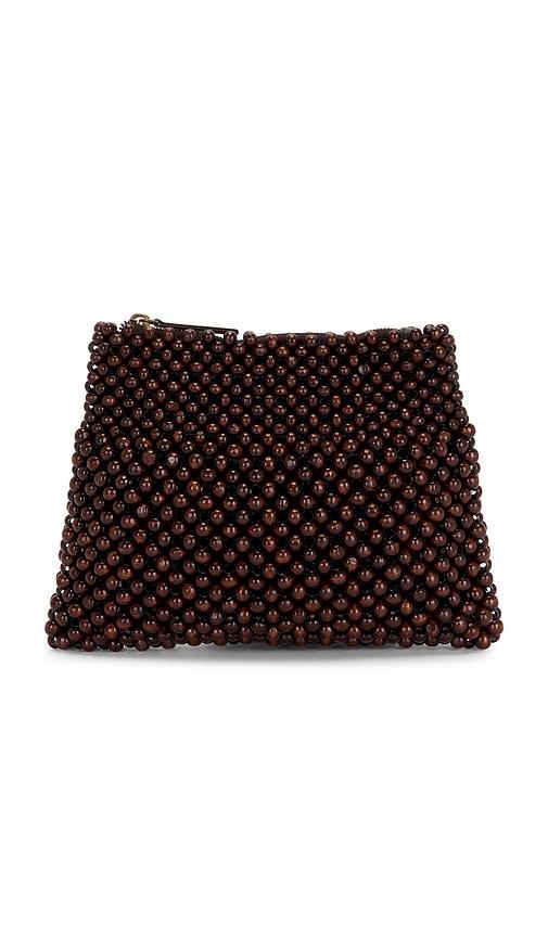 bembien lotte clutch in brown.